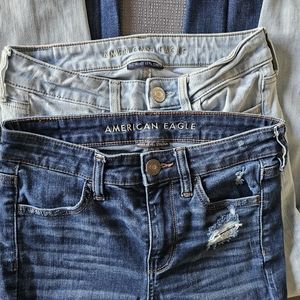 2 America Eagle Jeans